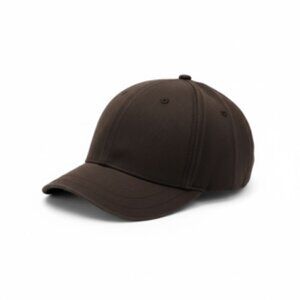 Brown Small Brim Unisex Baseball Cap Hat